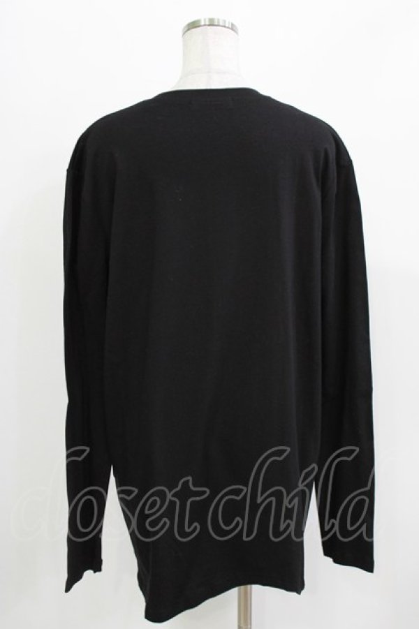 画像3: JURY BLACK / プリントロングカットソー  ブラック/ローズ H-26-03-14-1032-GL-TO-KB-ZH (3)