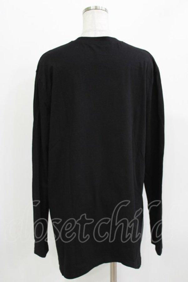 画像3: JURY BLACK / プリントロングカットソー  ブラック/ローズ H-26-03-14-1033-GL-TO-KB-ZH (3)