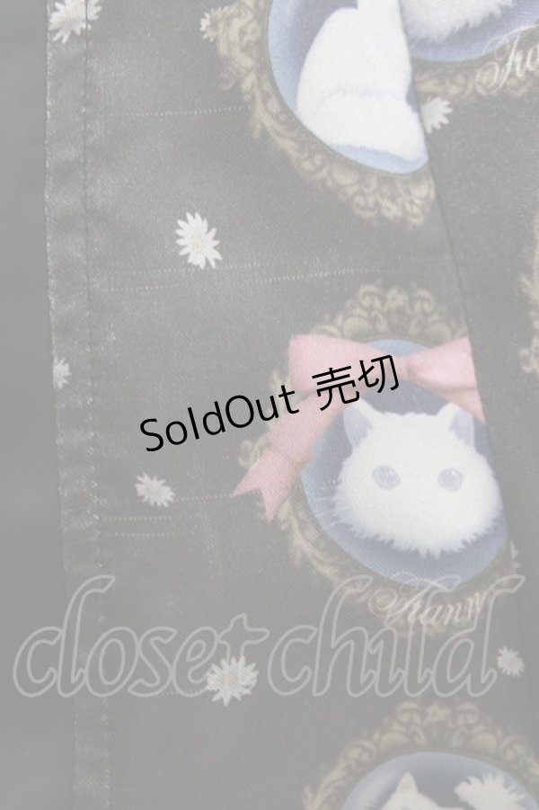 画像7: FRILL / 白猫の切替キャミワンピース  ブラック H-26-03-14-1042-HN-OP-KB-ZH (7)