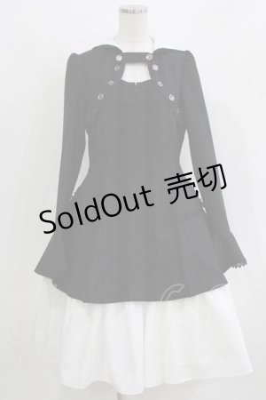 画像: MIHO MATSUDA / Artiswitch×MIHO MATSUDA るるコラボワンピース  黒×白 H-26-03-14-1043-GO-OP-KB-ZH