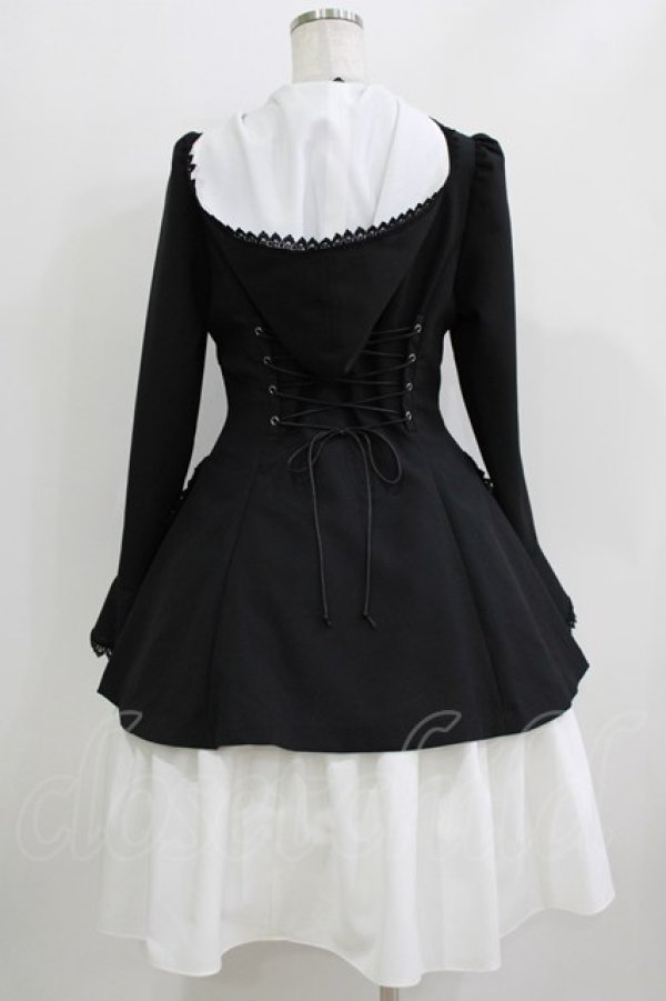 画像3: MIHO MATSUDA / Artiswitch×MIHO MATSUDA るるコラボワンピース  黒×白 H-26-03-14-1043-GO-OP-KB-ZH (3)