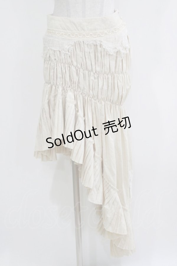 画像1: alice auaa / ドールスカート 3(約9号) アイボリー H-26-03-14-1044-AA-SK-AK-ZH (1)