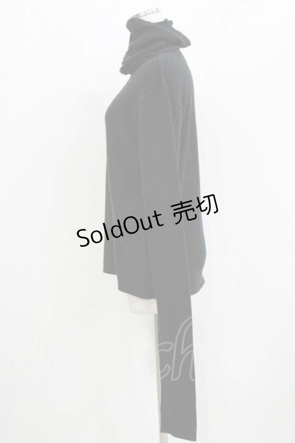 画像2: alice auaa / タートルネックニット 1(メンズサイズ) 黒 H-26-03-14-1046-AA-TO-AK-ZH (2)