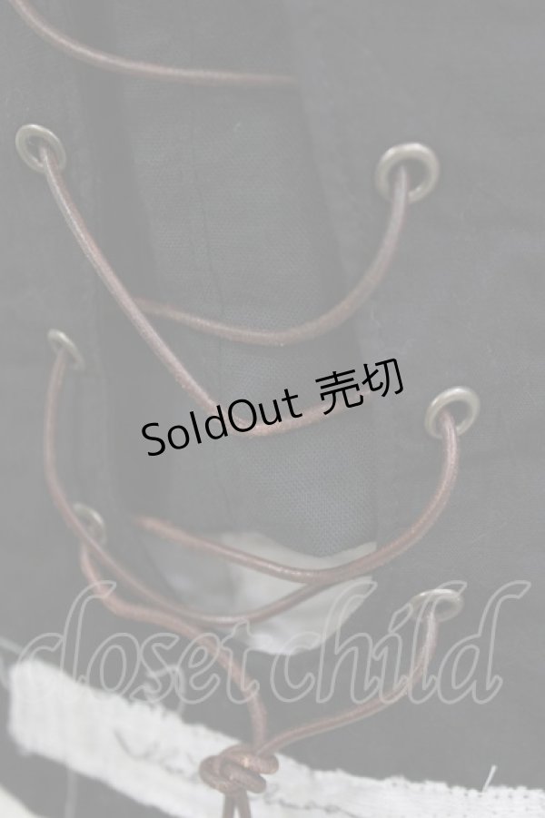 画像4: alice auaa / 縫合ブラウス 2(ユニセックス)  H-26-03-14-1047-AA-BL-AK-ZH (4)