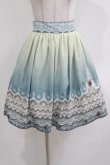 画像1: abilletage / グラデーションレーススカート  ミディアム丈/サックス H-26-03-14-1006-GO-SK-KB-ZH (1)
