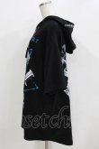 画像2: SEX POT ReVeNGe / プリント半袖プルパーカー  黒 H-26-03-14-1055-SP-TO-KB-ZH (2)