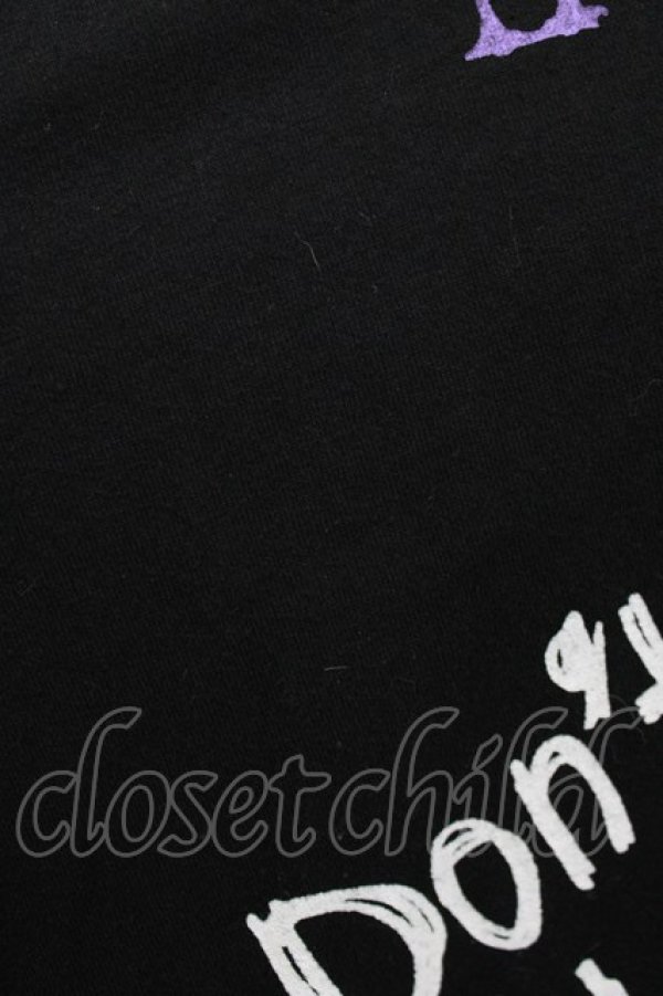 画像4: SEX POT ReVeNGe / プリント半袖プルパーカー  黒 H-26-03-14-1055-SP-TO-KB-ZH (4)