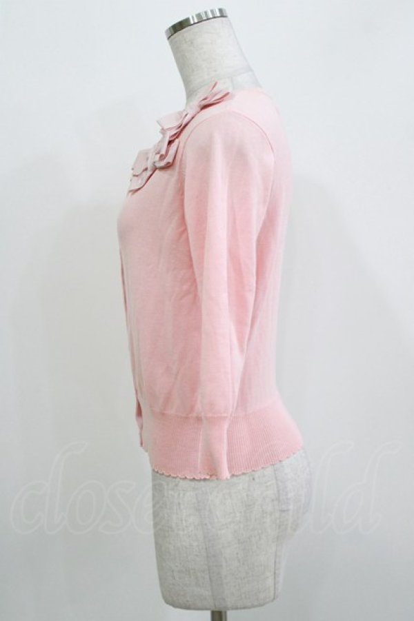 画像2: Leur Getter / リボンカーディガン  ピンク H-26-03-14-1060-LU-TO-KB-ZH (2)