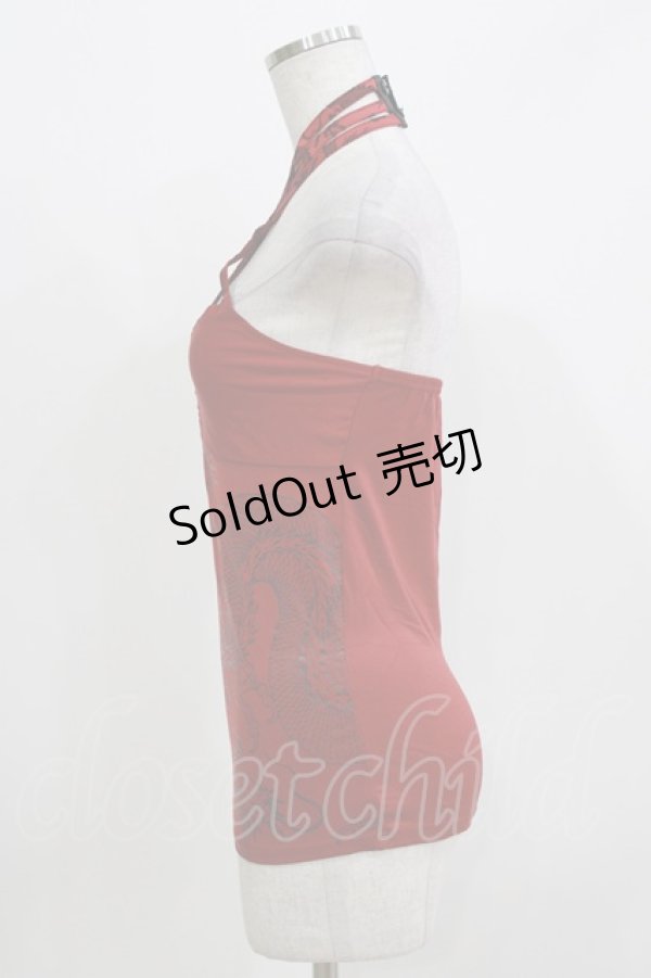 画像2: Qutie Frash / クロスキャミ  赤 H-26-03-14-1066-QU-TO-AK-ZH (2)