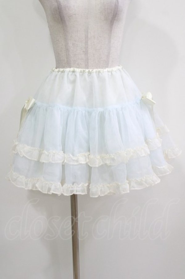 画像1: MILK / ボリューミーチュチュスカート  サックス H-26-03-14-1011-ML-SK-KB-ZH (1)