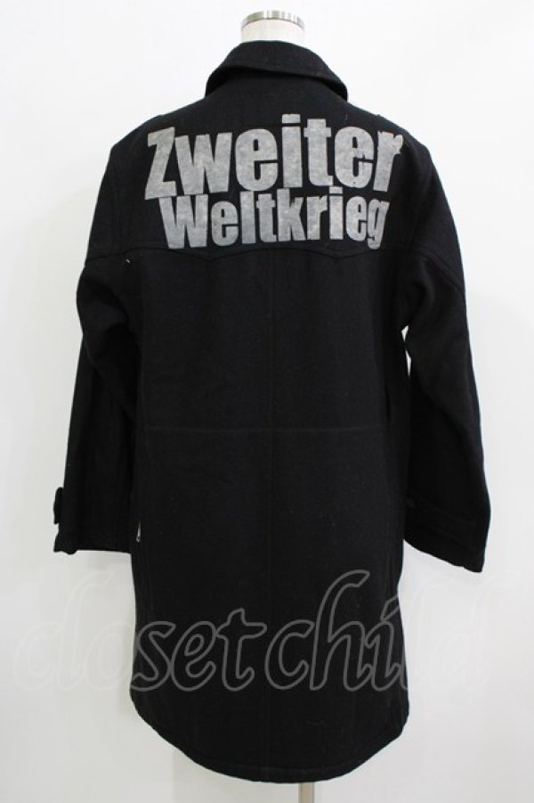 画像3: HN+DIE / カスタムコート  黒 H-26-03-14-1012-HN-CO-KB-ZH (3)