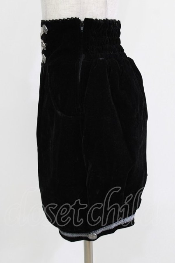 画像2: PUTUMAYO / ハイウエスト別珍カボチャパンツ  黒 H-26-03-14-1019-PT-PA-AK-ZH (2)