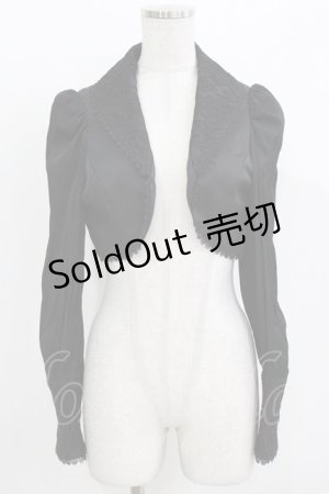 画像: Sheglit / ビショップスリーブボレロ  ブラック H-26-03-14-1020-EL-TO-KB-ZH