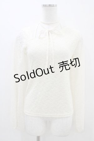 画像: axes femme / ストラップレーストップス Free 生成り H-26-03-14-054-AX-TO-NS-ZH