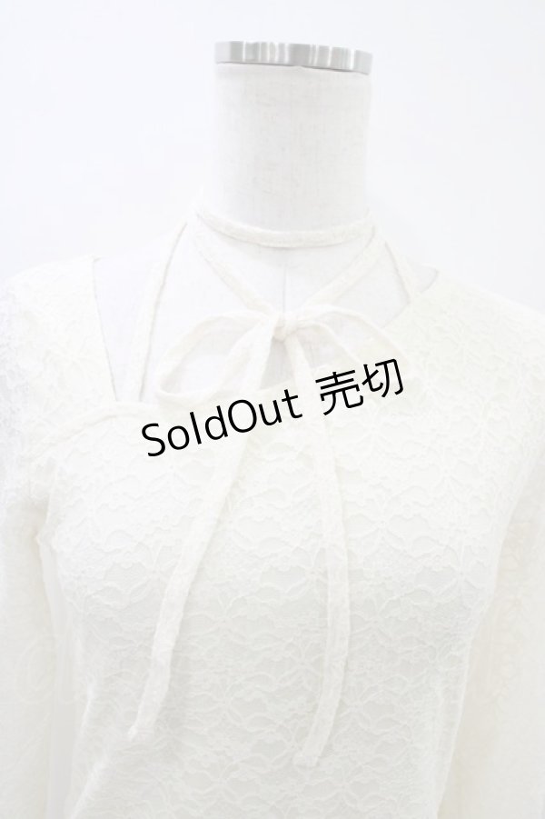 画像3: axes femme / ストラップレーストップス Free 生成り H-26-03-14-054-AX-TO-NS-ZH (3)