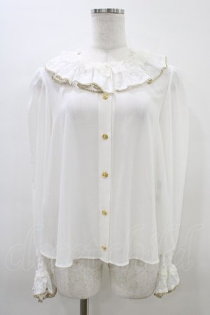 画像: Angelic Pretty / ハミングブラウス Free オフ H-26-03-14-056-AP-BL-NS-ZH