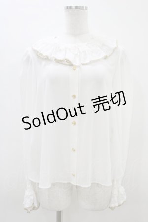 画像: Angelic Pretty / ハミングブラウス Free オフ H-26-03-14-056-AP-BL-NS-ZH