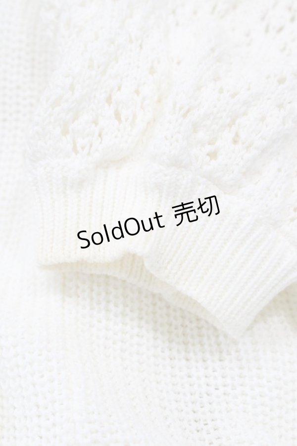 画像4: LIZ LISA / 肩フリルニットプルオーバー Free オフ H-26-03-14-059-LO-TO-NS-ZH (4)