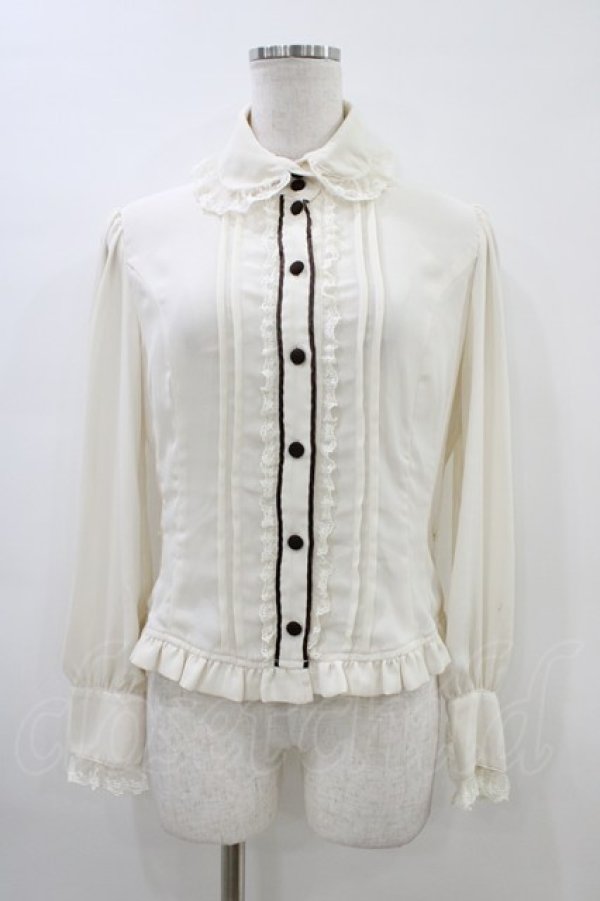 画像1: Innocent World / 金子國義アリス丸衿ブラウス M 生成り H-26-03-14-060-IW-BL-NS-ZH (1)