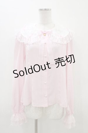 画像: Angelic Pretty / Airy Frillブラウス Free ピンク H-26-03-14-061-AP-BL-NS-ZH