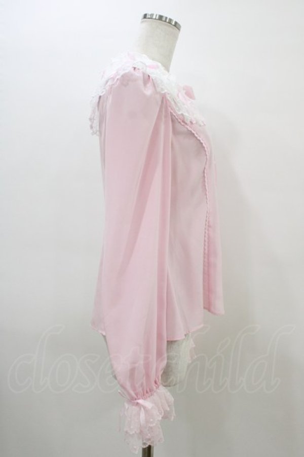 画像3: Angelic Pretty / Airy Frillブラウス Free ピンク H-26-03-14-061-AP-BL-NS-ZH (3)