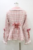 画像2: Chalmiere / タータンチェックジャケット M ピンク H-26-03-14-062-0-JA-NS-ZH (2)