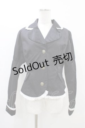 画像: Eri Aino's collaboration / シャーロットの水曜日ジャケット LL ブラック H-26-03-14-064-PU-JA-NS-ZH