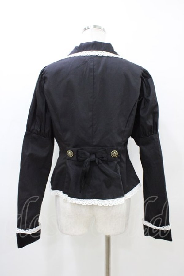 画像2: Eri Aino's collaboration / シャーロットの水曜日ジャケット LL ブラック H-26-03-14-064-PU-JA-NS-ZH (2)