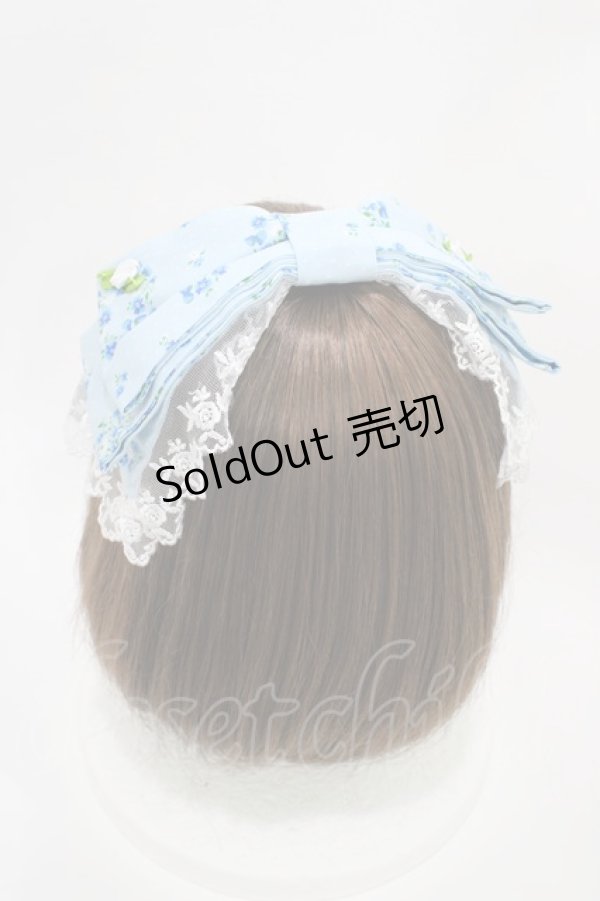 画像4: HEENIE HEENIE / 愛野えり/Sailor Sortir Onepiece+Ribbon Clip Free サックス H-26-03-14-014-0-OP-NS-ZH (4)