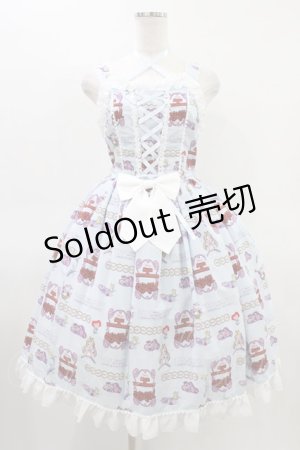 画像: metamorphose / Disney Alice in Wonderlandジャンパースカートセット サイズ1(通常サイズ) サックス H-26-03-14-016-ME-OP-NS-ZH
