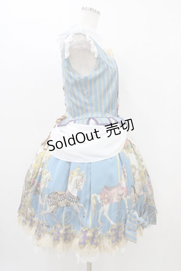 画像3: Juliette et Justine / Un manege robe（回転木馬のドレス） 1 ブルー H-26-03-14-020-CL-OP-NS-ZH (3)