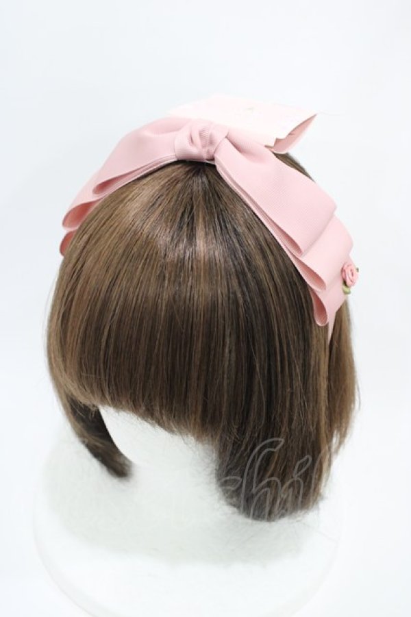 画像1: m petit by misako / AM*NIリボンカチューシャ  ピンク H-26-03-14-003-LO-AC-NS-ZH (1)