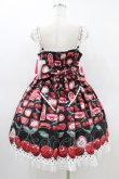 画像2: Angelic Pretty / Cherry Jam Labelジャンパースカート Free ブラック H-26-03-14-024-AP-OP-NS-ZH (2)