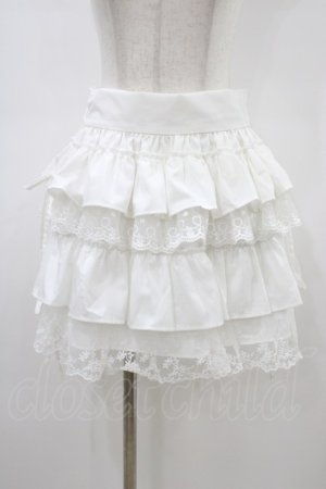 画像: Whinny / サイコープリプリスカート  ホワイト H-26-03-15-033-PU-SK-KB-ZH