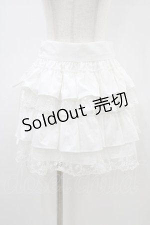 画像: Whinny / サイコープリプリスカート  ホワイト H-26-03-15-033-PU-SK-KB-ZH