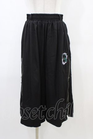 画像: NieR Clothing / 2WAY SIDE ZIP PANTS  黒×シエル H-26-03-15-005-PU-PA-KB-ZH