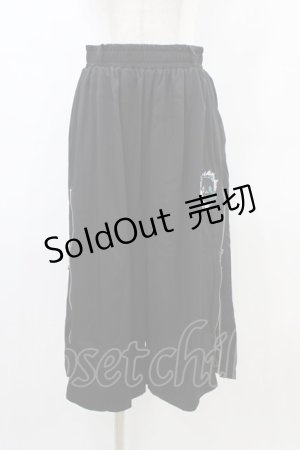 画像: NieR Clothing / 2WAY SIDE ZIP PANTS  黒×シエル H-26-03-15-005-PU-PA-KB-ZH