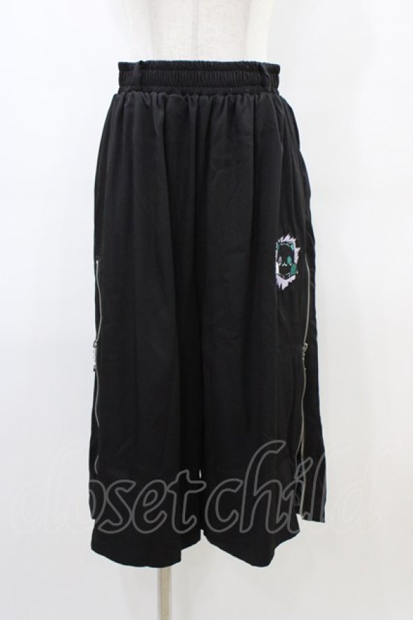 画像1: NieR Clothing / 2WAY SIDE ZIP PANTS  黒×シエル H-26-03-15-005-PU-PA-KB-ZH (1)