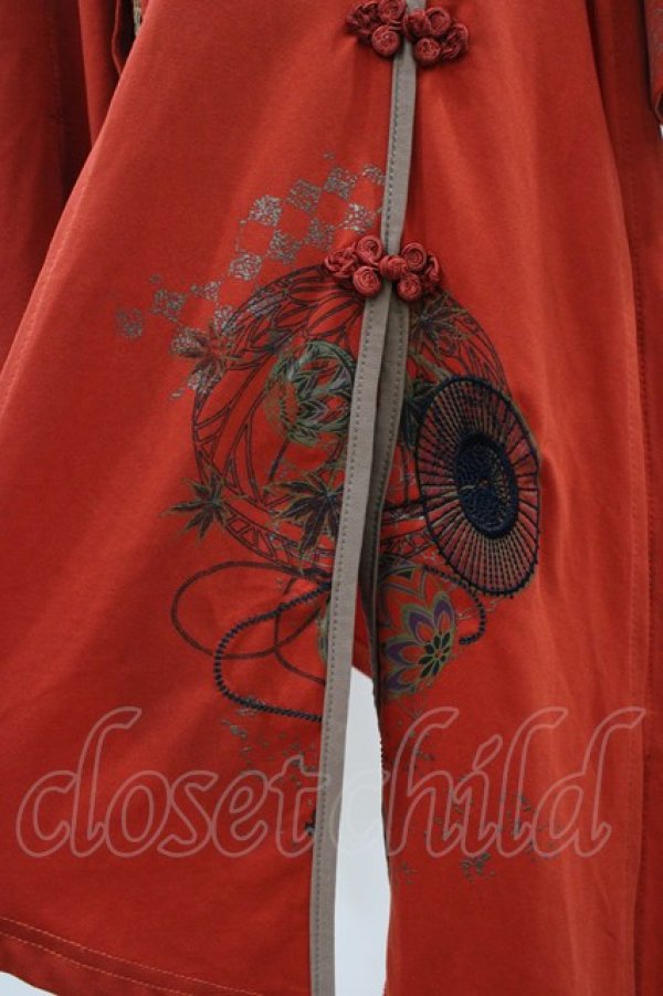 画像3: Ozz oneste / アシメデザインロングシャツ  オレンジ H-26-03-15-038-OO-BL-KB-ZH (3)