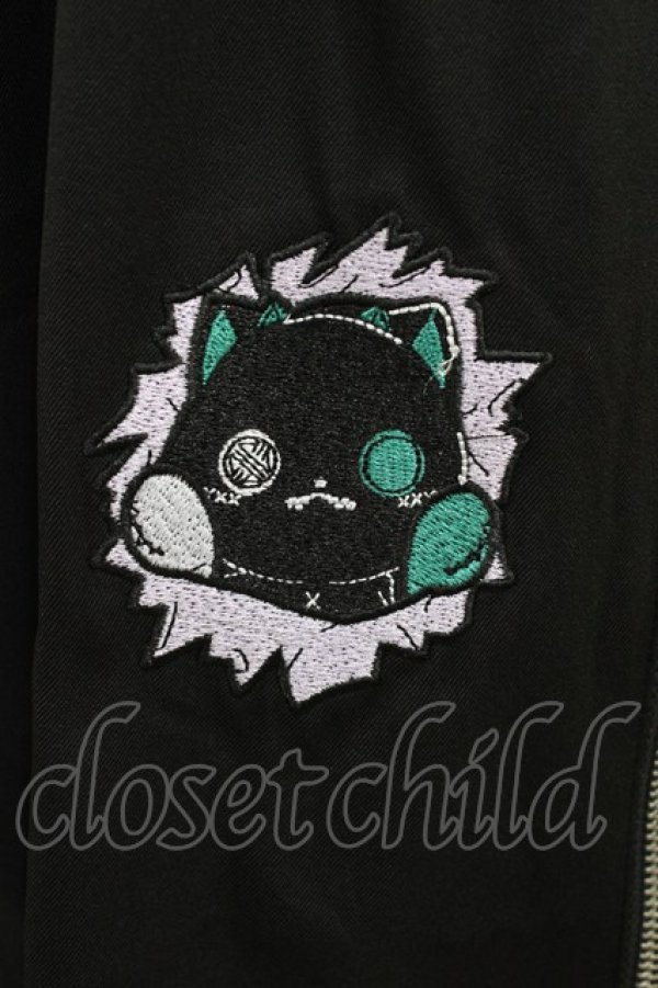 画像3: NieR Clothing / 2WAY SIDE ZIP PANTS  黒×シエル H-26-03-15-005-PU-PA-KB-ZH (3)