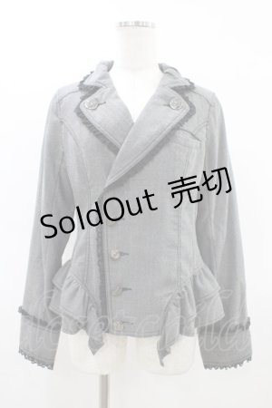 画像: ALGONQUINS / ダブルボタンジャケット  グレー H-26-03-15-041-AL-JA-KB-ZH