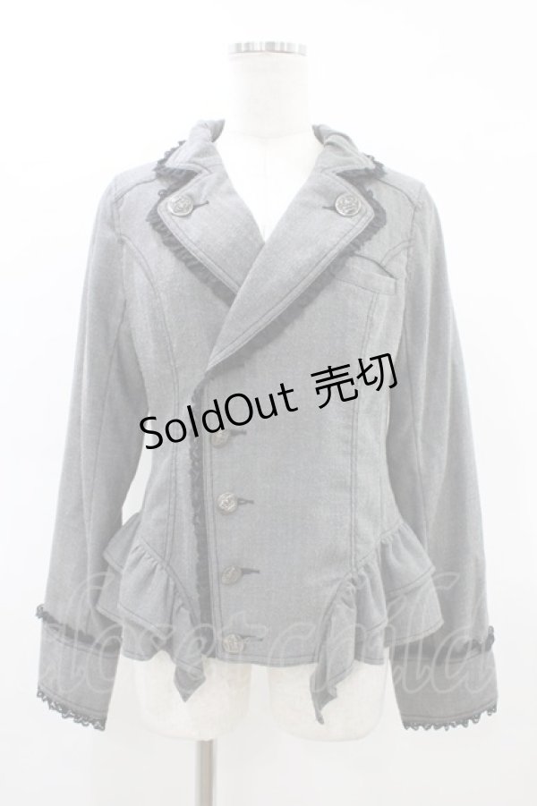 画像1: ALGONQUINS / ダブルボタンジャケット  グレー H-26-03-15-041-AL-JA-KB-ZH (1)