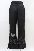 画像2: NieR Clothing / ロゴ刺繍パンツ  黒 H-26-03-15-006-PU-PA-KB-ZH (2)