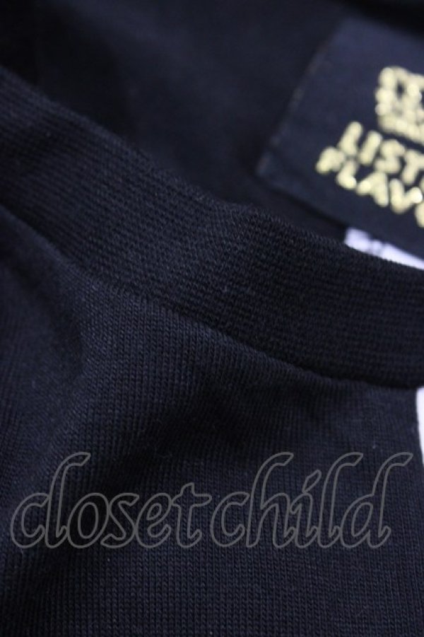 画像4: LISTEN FLAVOR / ツートンベショルダーリングアシメトップス  ブラック×ホワイト H-26-03-15-052-PU-TO-KB-ZH (4)