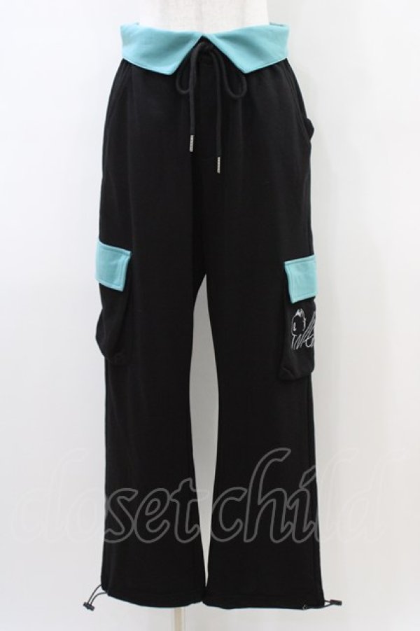 画像1: NieR Clothing / シエル刺繍パンツ  シエルカラー H-26-03-15-007-PU-PA-KB-ZH (1)