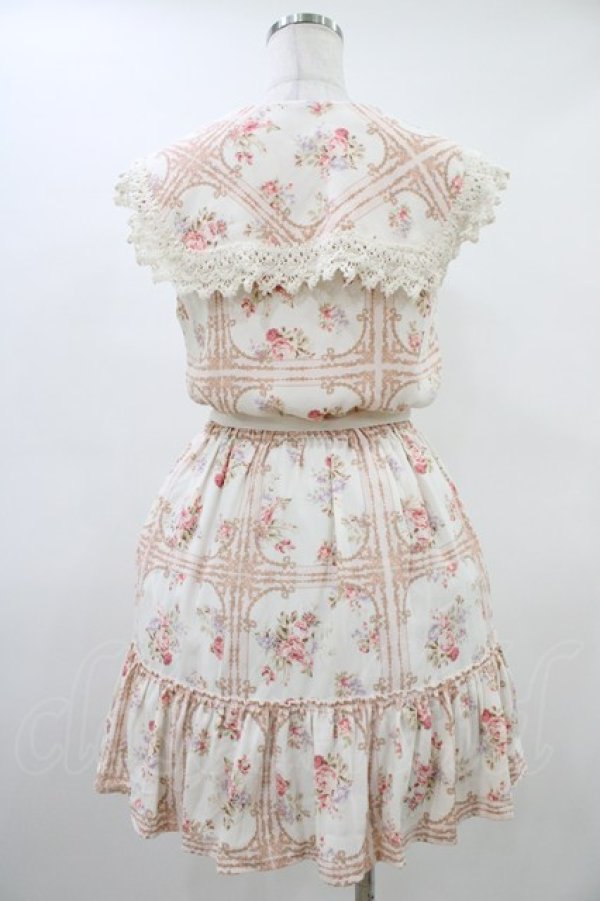 画像2: LIZ LISA / リボン格子セーラーワンピース Free オフ H-26-03-15-1031-LO-OP-NS-ZH (2)