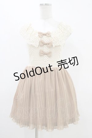 画像: LIZ LISA / ドット切替ワンピース Free オフ/ブラウン H-26-03-15-1032-LO-OP-NS-ZH