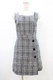 画像1: LODISPOTTO / チェックワンピース S ブラック H-26-03-15-1033-LO-OP-NS-ZH (1)