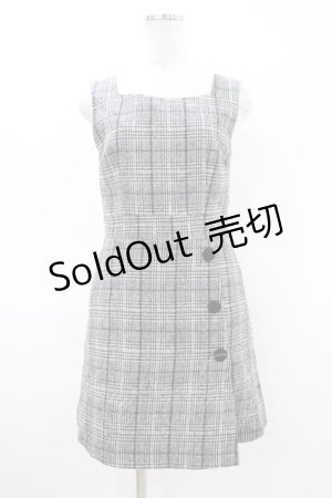 画像: LODISPOTTO / チェックワンピース S ブラック H-26-03-15-1033-LO-OP-NS-ZH