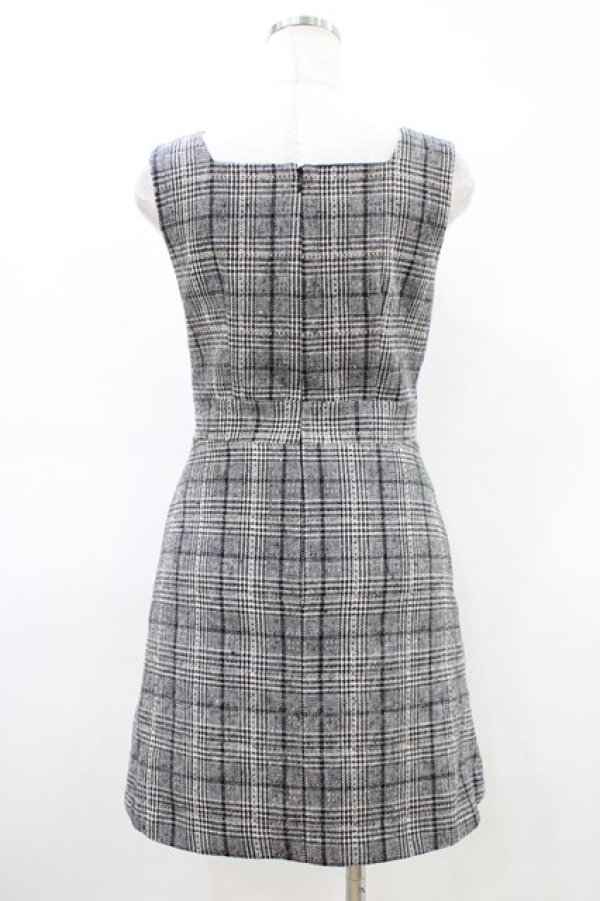 画像2: LODISPOTTO / チェックワンピース S ブラック H-26-03-15-1033-LO-OP-NS-ZH (2)